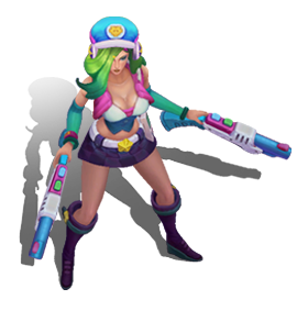 Arcade Miss Fortune (Aquamarine)