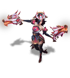 Porcelain Miss Fortune (Ruby)