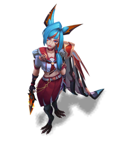 Battle Academia Xayah (Ruby)